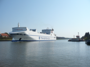 Foto: Fähre Sehestedt mit MS Trica Foto: Fähre Sehestedt mit MS Trica