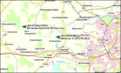 Beispielbild mit geladenen Pegelonline-Diensten Beispielbild mit geladenen Pegelonline-Diensten